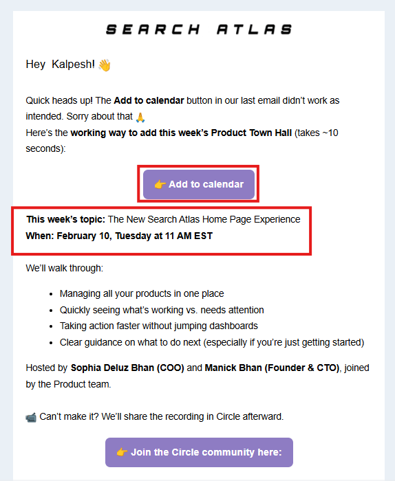 Set clear next steps with timelines