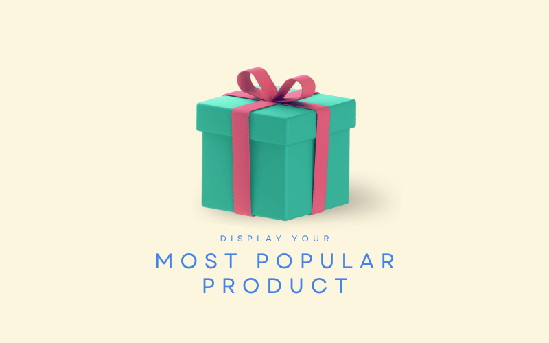 show most popular product