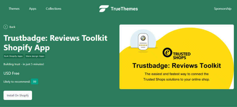 Trustbadge: Reviews Toolkit