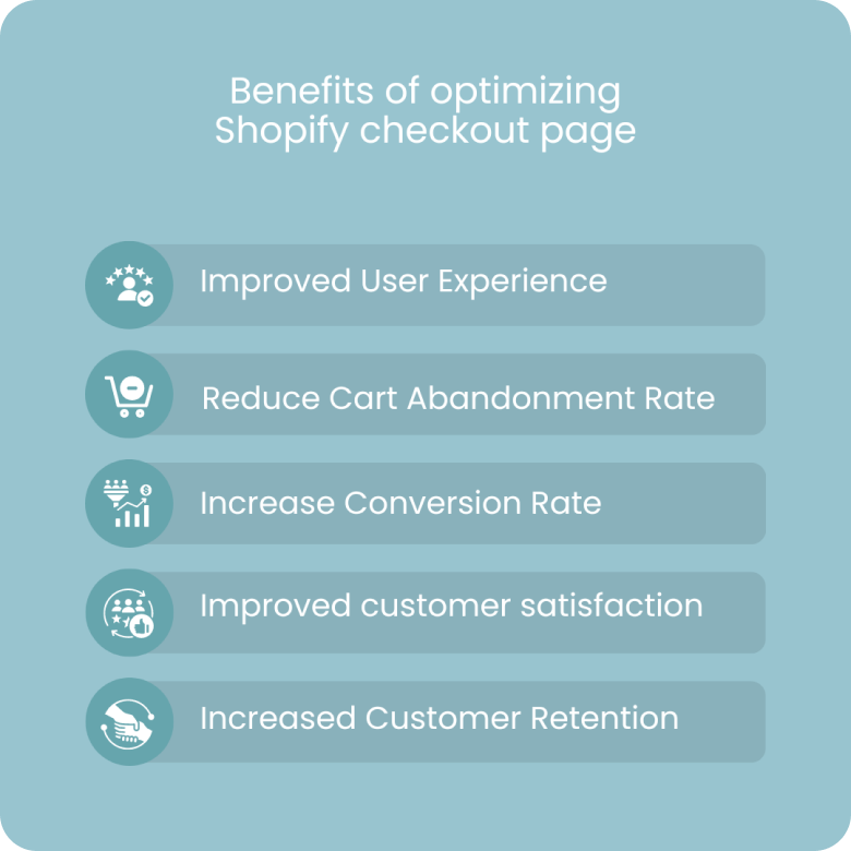 Benefits of optimizing Shopify checkout Page