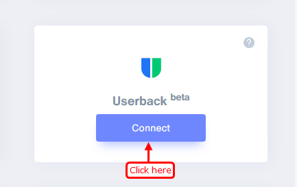 connect userback