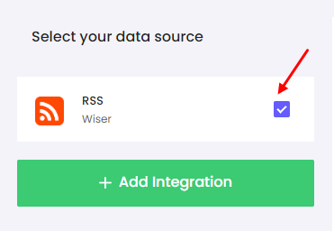 select rss as datasource