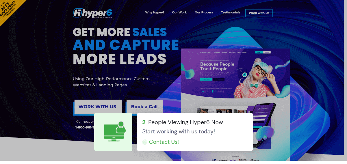 Live Visitor Count Notifications