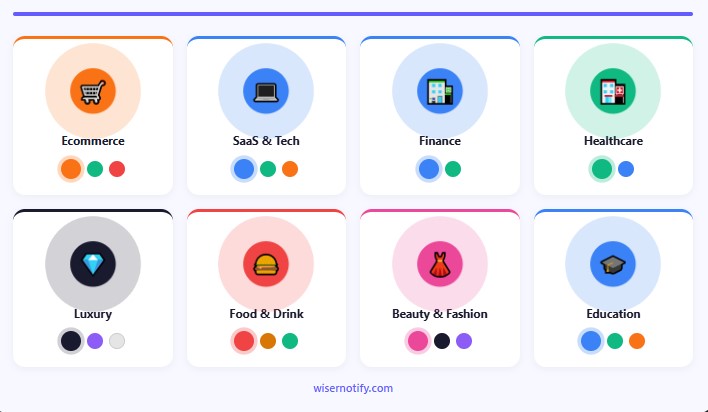Quick CTA Color Reference by Industry
