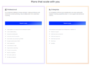 pigment Business planning platform plans