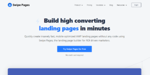 Swipe Pages Landing Page Builder tool