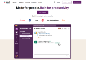 Slack productivity platform