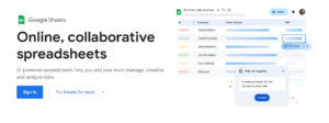 google sheet