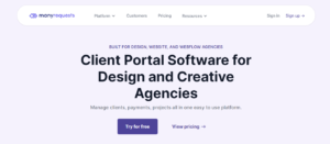 ManyRequests Client Portal Software For Agencies