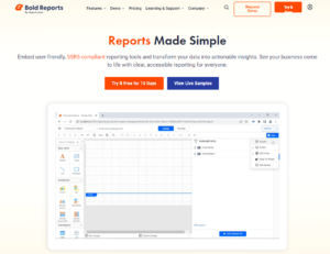 Bold reports Report Generating Tool