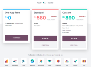 odoo crm pricing