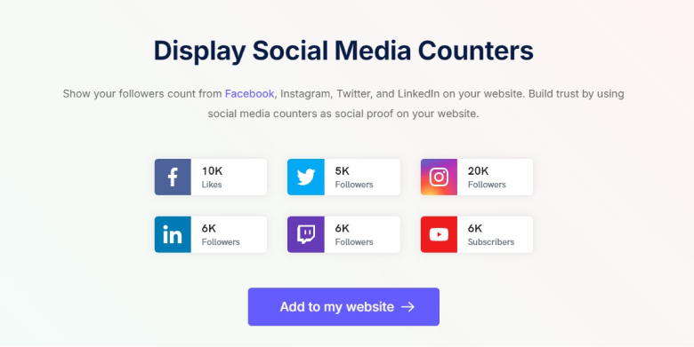 Social Media Counter