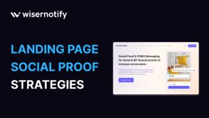 social proof landing page