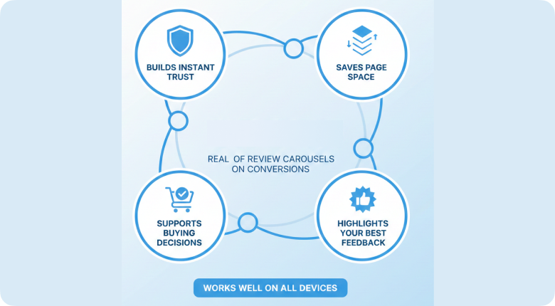Real Impact of Review Carousels on Conversions