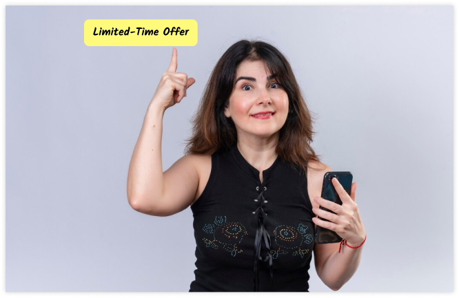 Influencers limited time offer