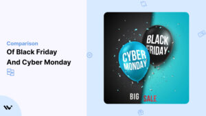 comparision of Black Friday vs Cyber Monday