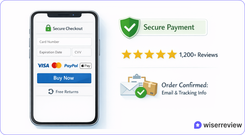 Build trust at the payment step