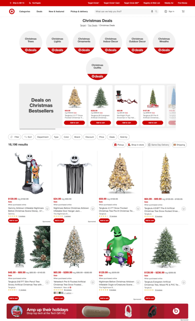 Create a Dedicated Christmas Landing Page