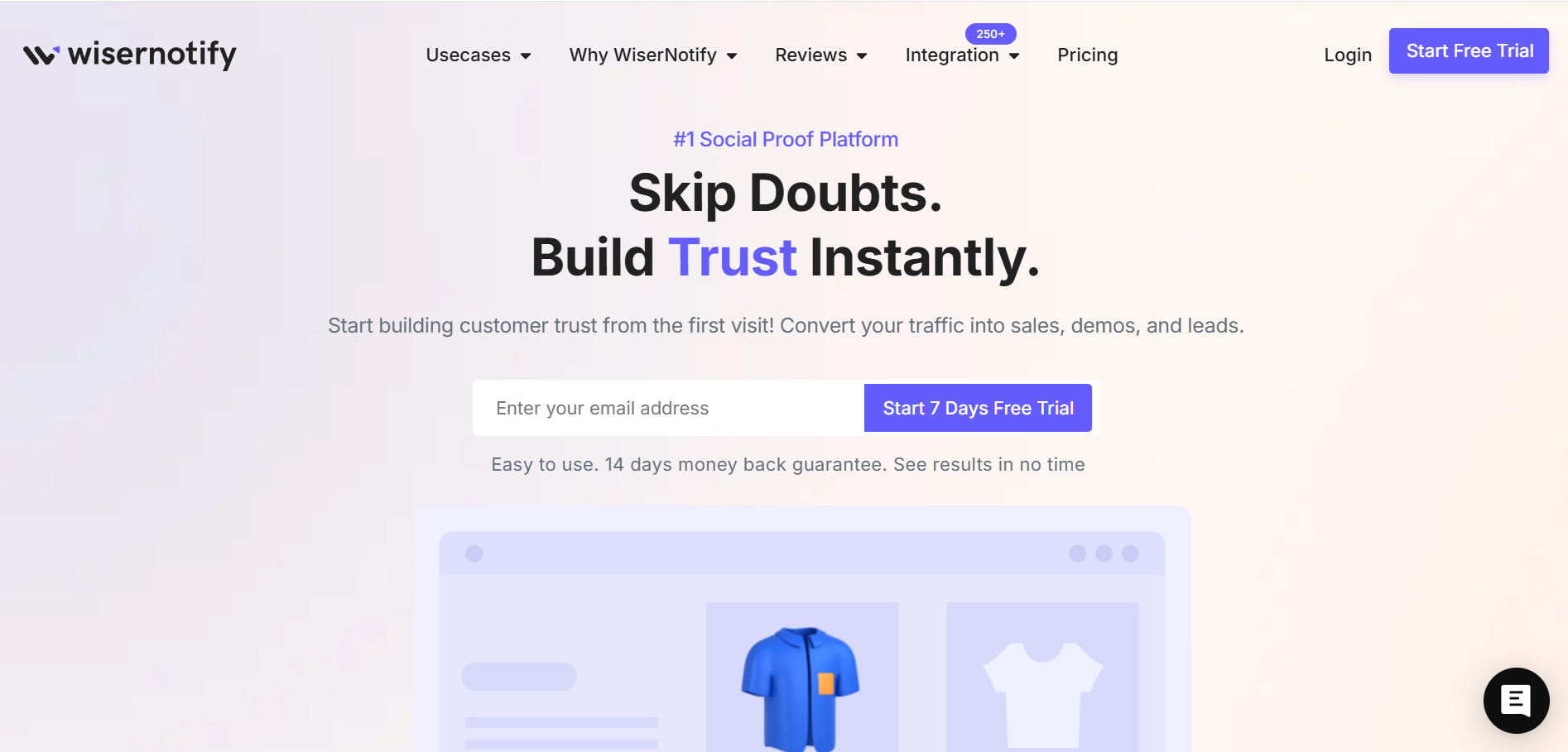 WiserNotify Social Proof Tool