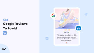 Google Reviews to Ecwid site