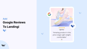 Google Reviews to landingi page