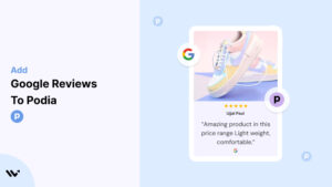 Google Reviews to podia 