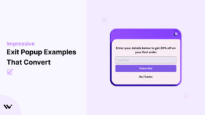 Exit Popup Examples