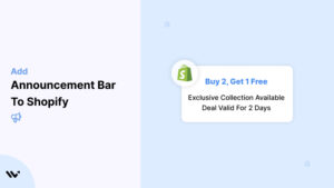 Announcement Bar to Shopify 
