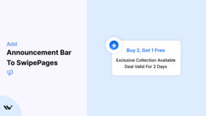 Announcement Bar to SwipePages 