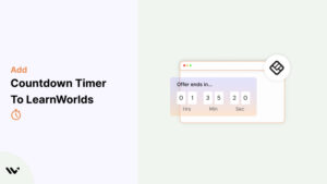 Countdown Timer to LearnWorlds