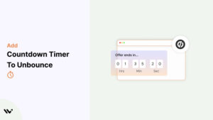 Countdown Timer to Unbounce