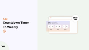 Countdown Timer to Weebly