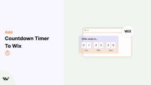 Countdown Timer to Wix