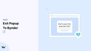 Exit Popup to Bynder