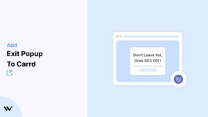 Exit Popup to Carrd