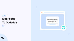 Exit Popup to Godaddy