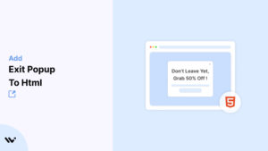 Exit Popup to Html