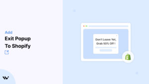 Exit Popup to Shopify