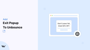 Exit Popup to Unbounce