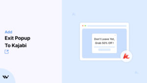 Exit Popup to kajabi