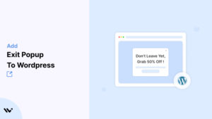 Exit Popup to wordpress