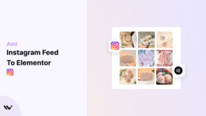Instagram Feed to elementor