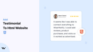 Testimonial to Html Website