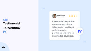 Testimonial to Webflow 