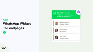 WhatsApp Widget to Leadpages
