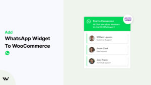 WhatsApp Widget to WooCommerce