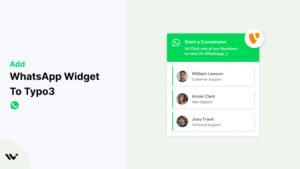 WhatsApp Widget to typo3