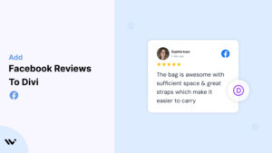 facebook Reviews to Divi