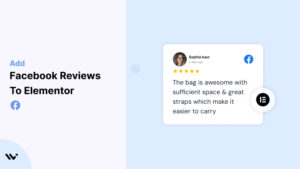 facebook Reviews to Elementor