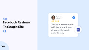 facebook Reviews to Google Site